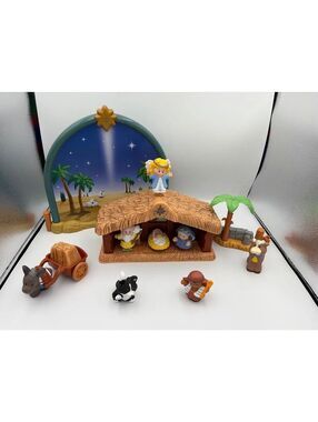 Fisher Price Little People  Bethlehem Christmas Nativity Set 2008